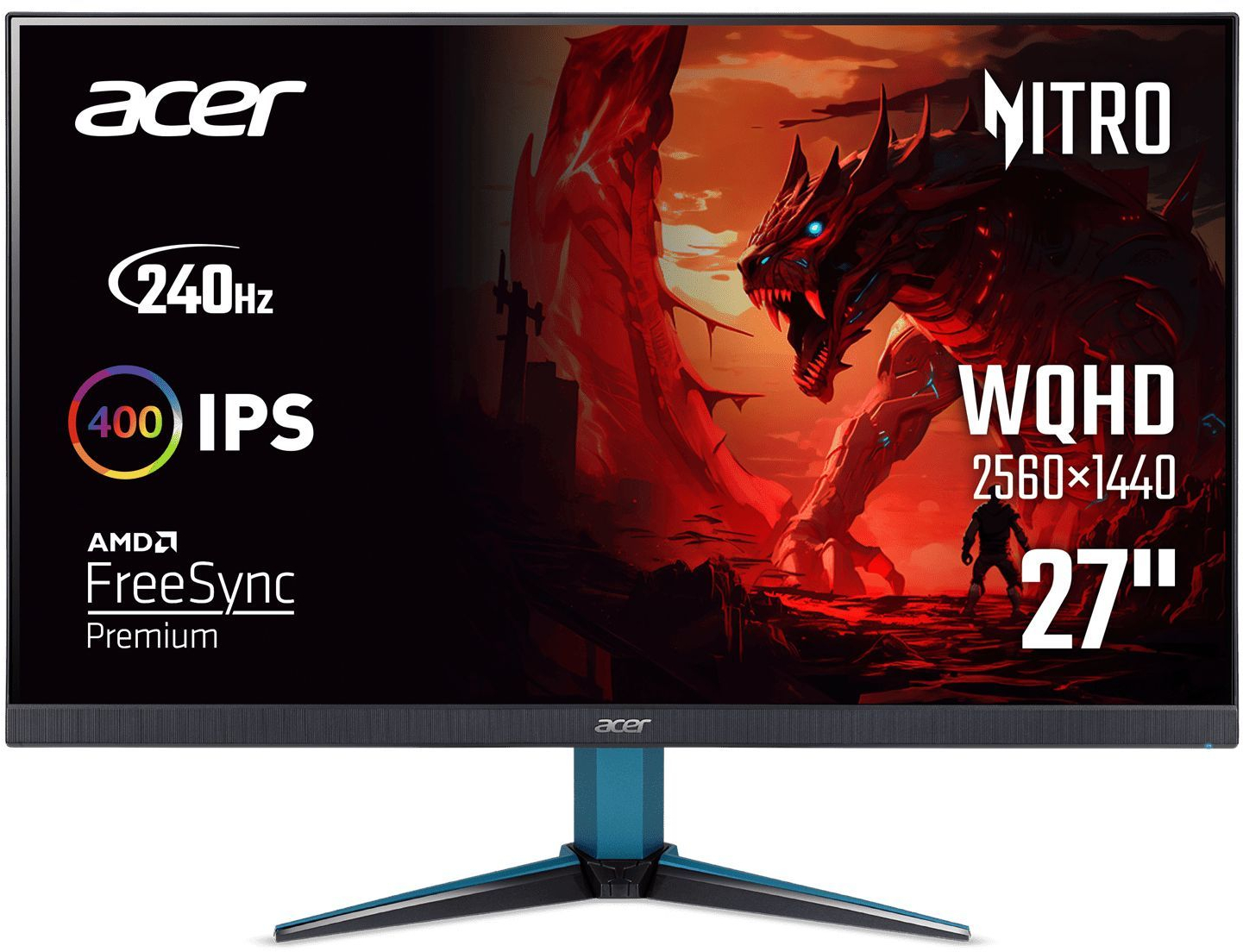 Монітор 27" ACER Nitro VG272UW2bmiipx (UM.HV2EE.201) фото1
