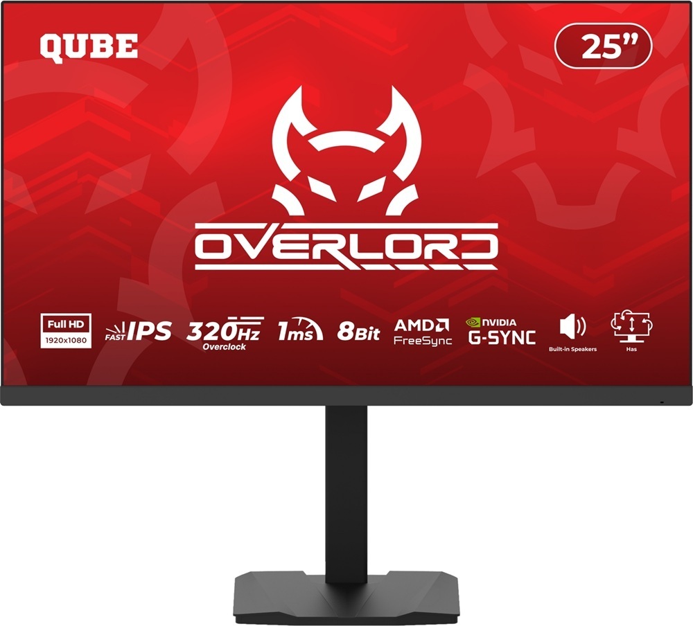 Монітор 25" QUBE Overlord (G25F300HS) фото1