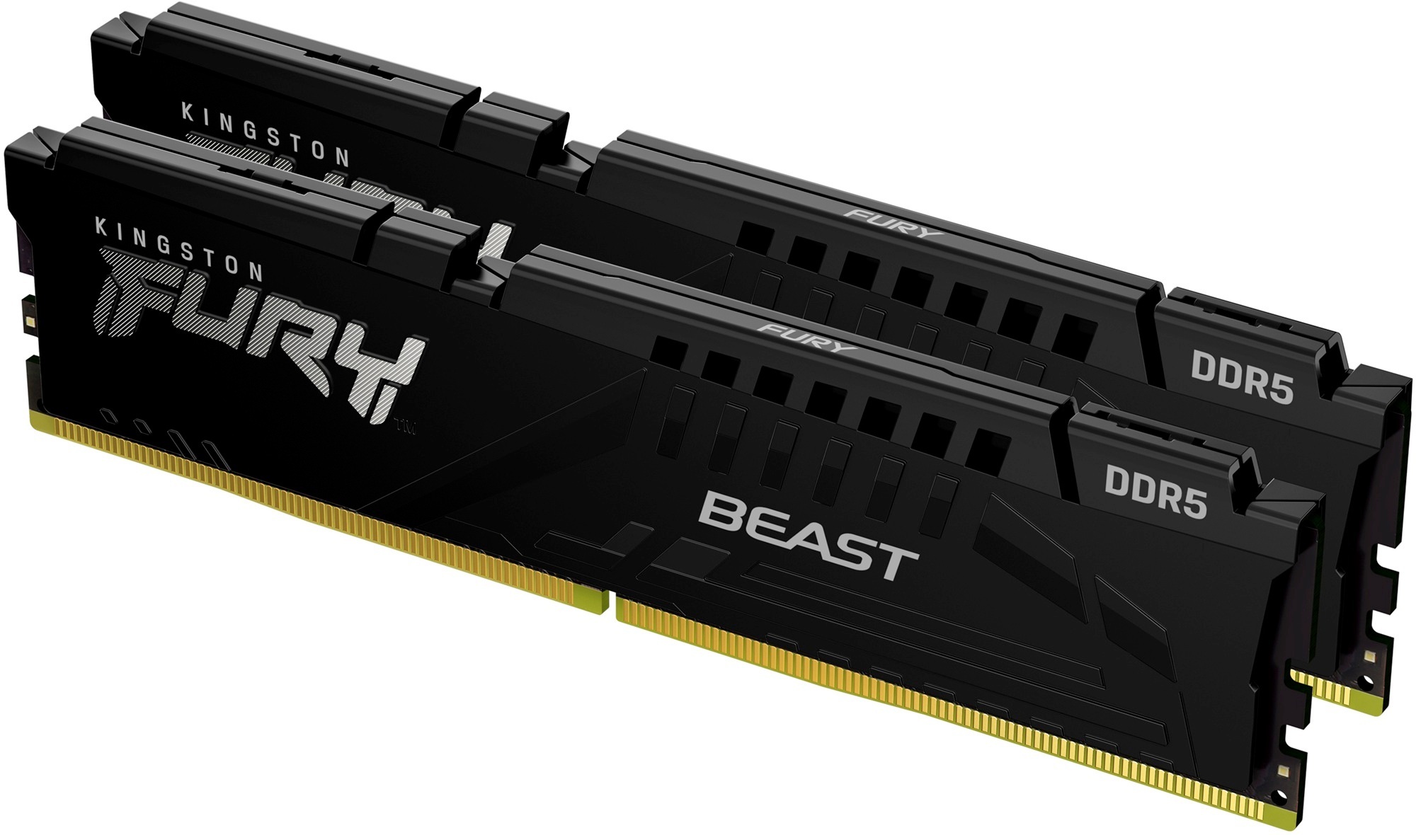 Память для ПК Kingston Fury Beast Black DDR5 5600 64GB (2x32GB) (KF556C36BBEK2-64) фото1