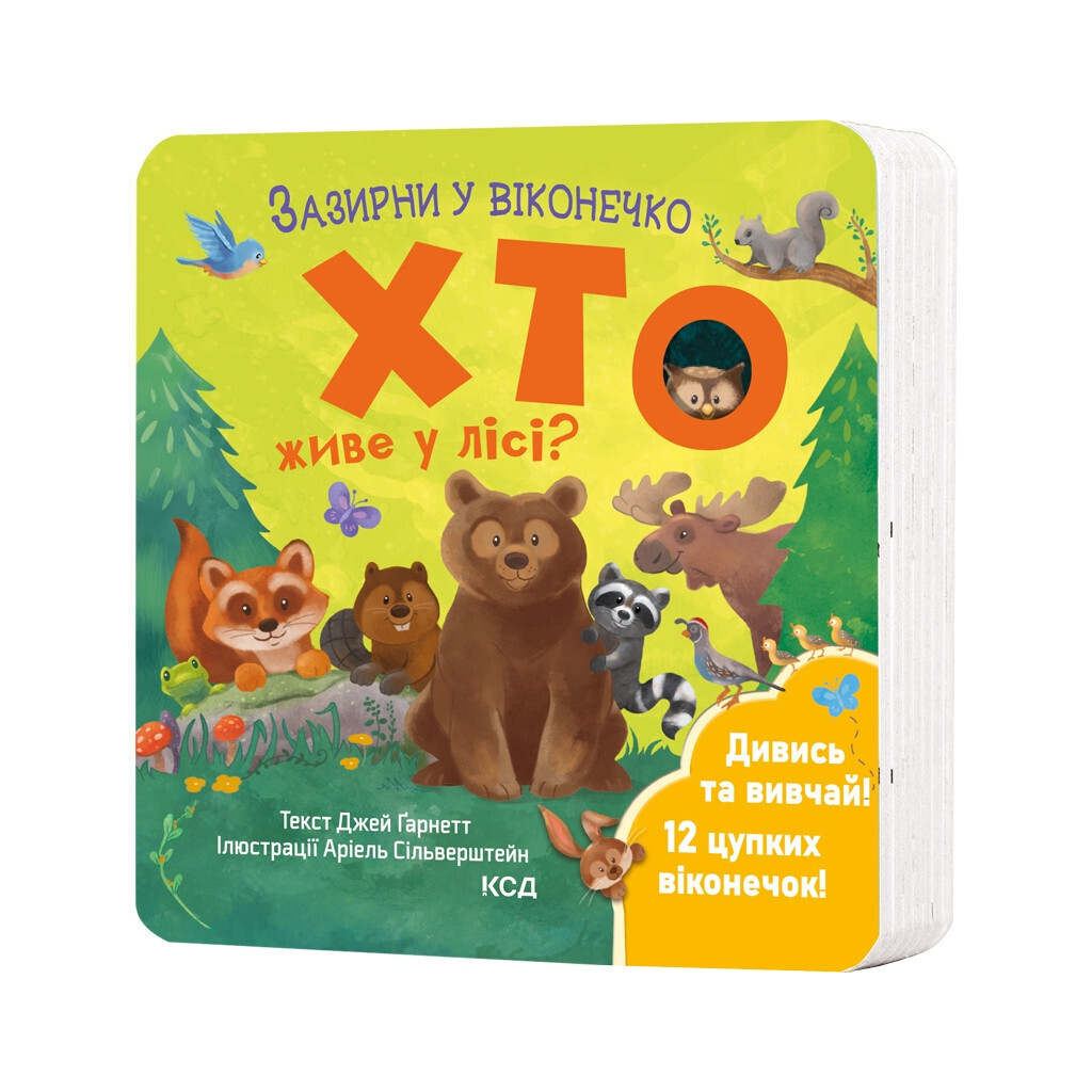 Хто живе у лісі? Зазирни у віконечко - Джей Ґарнетт КСД (9786171502840) фото1