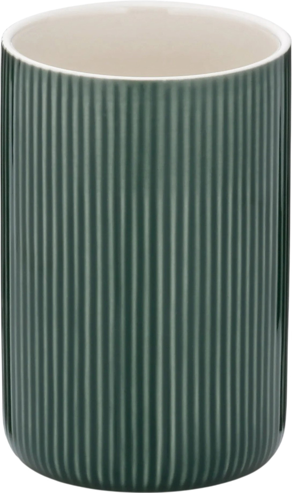 Стакан для зубных щеток KELA Ava, зеленые Альпы, 10.5х7.5 см (24416)
