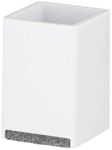 Стакан для зубних щіток KELA Cube, білий, 7х7х11 см (23692) фото1