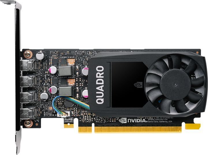 Видеокарта PNY Nvidia Quadro P1000V2 4GB (VCQP1000V2-SB) фото1