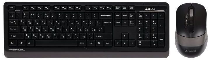 Комплект клавіатура та мишка A4Tech FG1010S Grey фото1