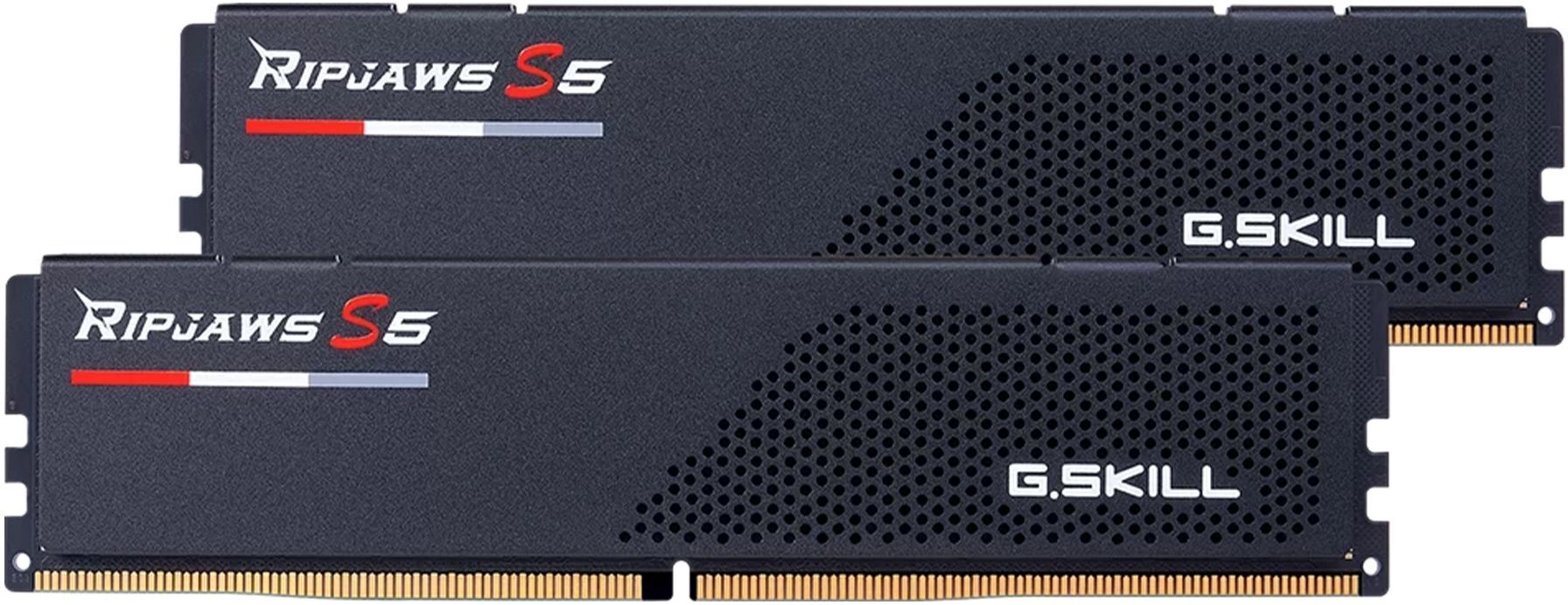 Память для ПК G.Skill DDR5 6400 32GB (2x16GB) Ripjaws S5 Black (F5-6400J3239G16GX2-RS5K) фото1