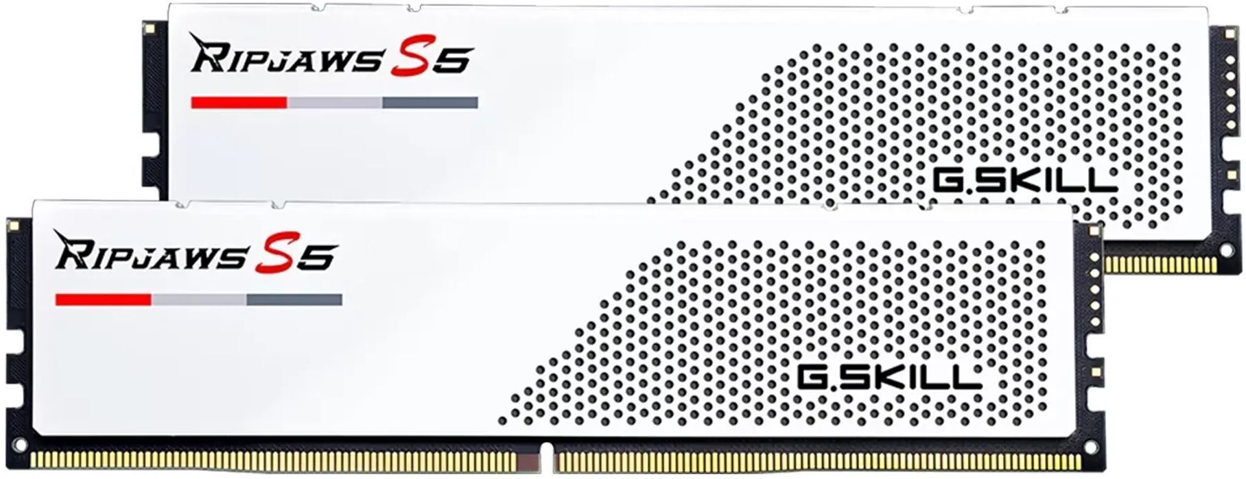 Память для ПК G.Skill DDR5-5200 32Gb (2x16GB) Ripjaws S5 White (F5-5200J4040A16GX2-RS5W) фото1