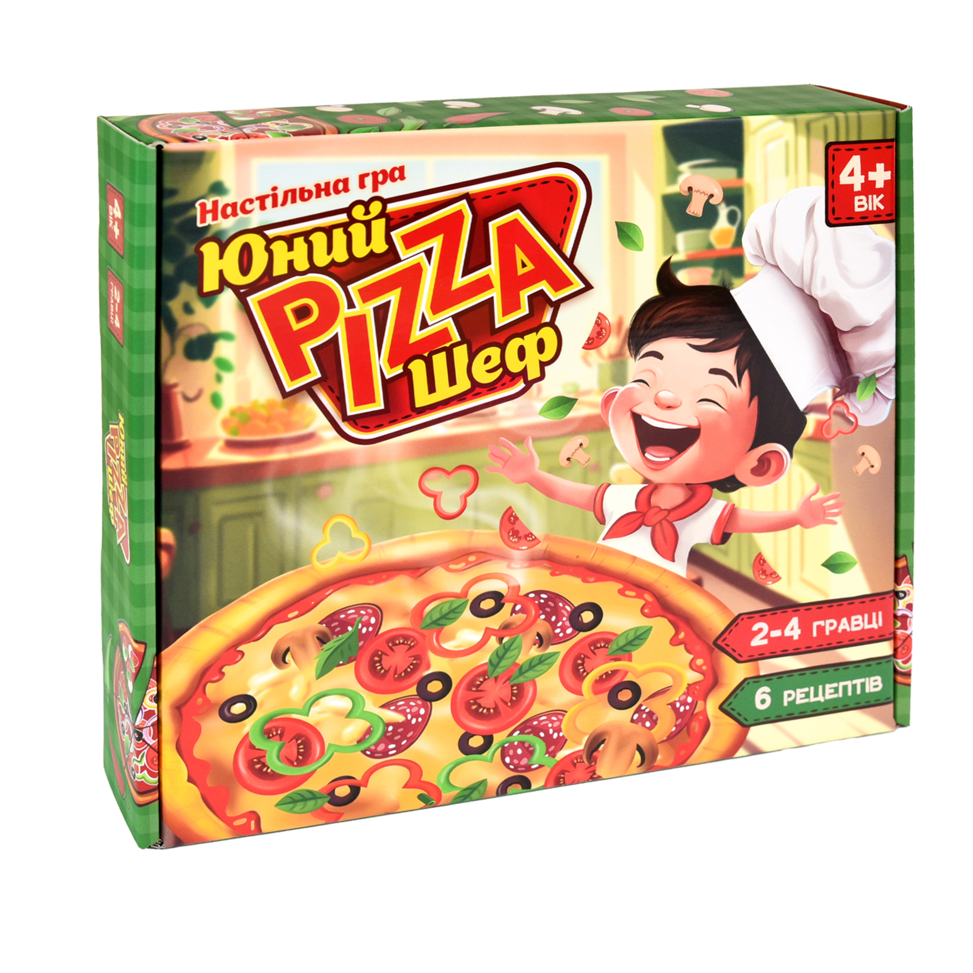 Настольная игра Юный Pizza Шеф Strateg на украинском языке (30781) фото1