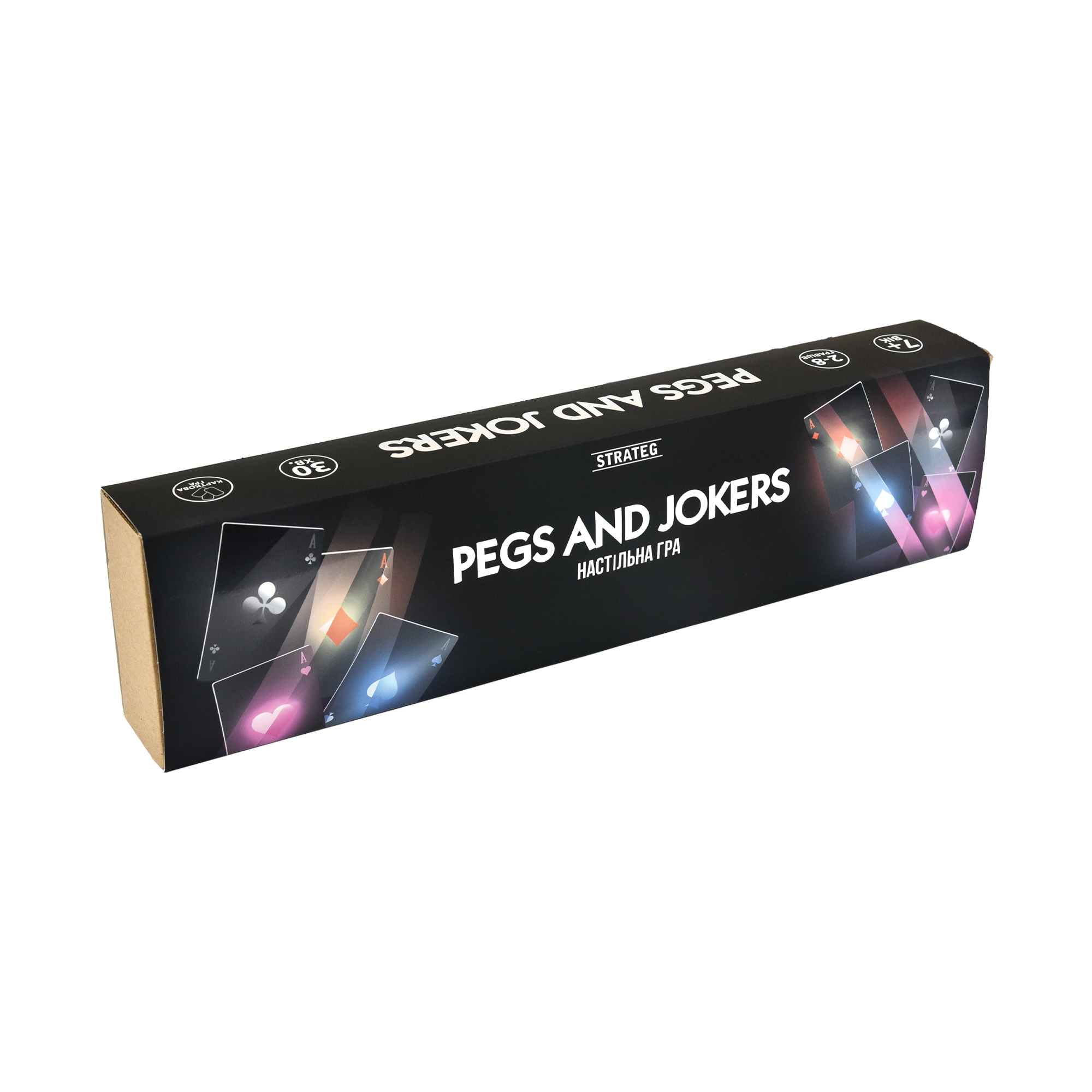 Настільна гра Pegs and Jokers Strateg українською мовою (30348) фото1