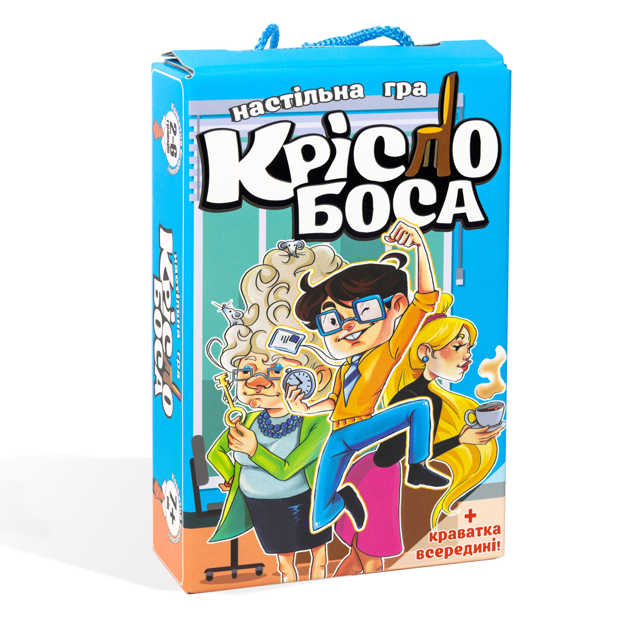 Настільна гра Strateg Крісло боса розважальна українською мовою (30387) фото1