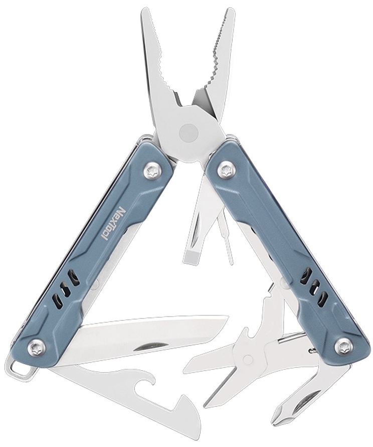 Мультитул NexTool Mini Sailor Pliers S11, голубой (NE20156B, NE20156D) фото1