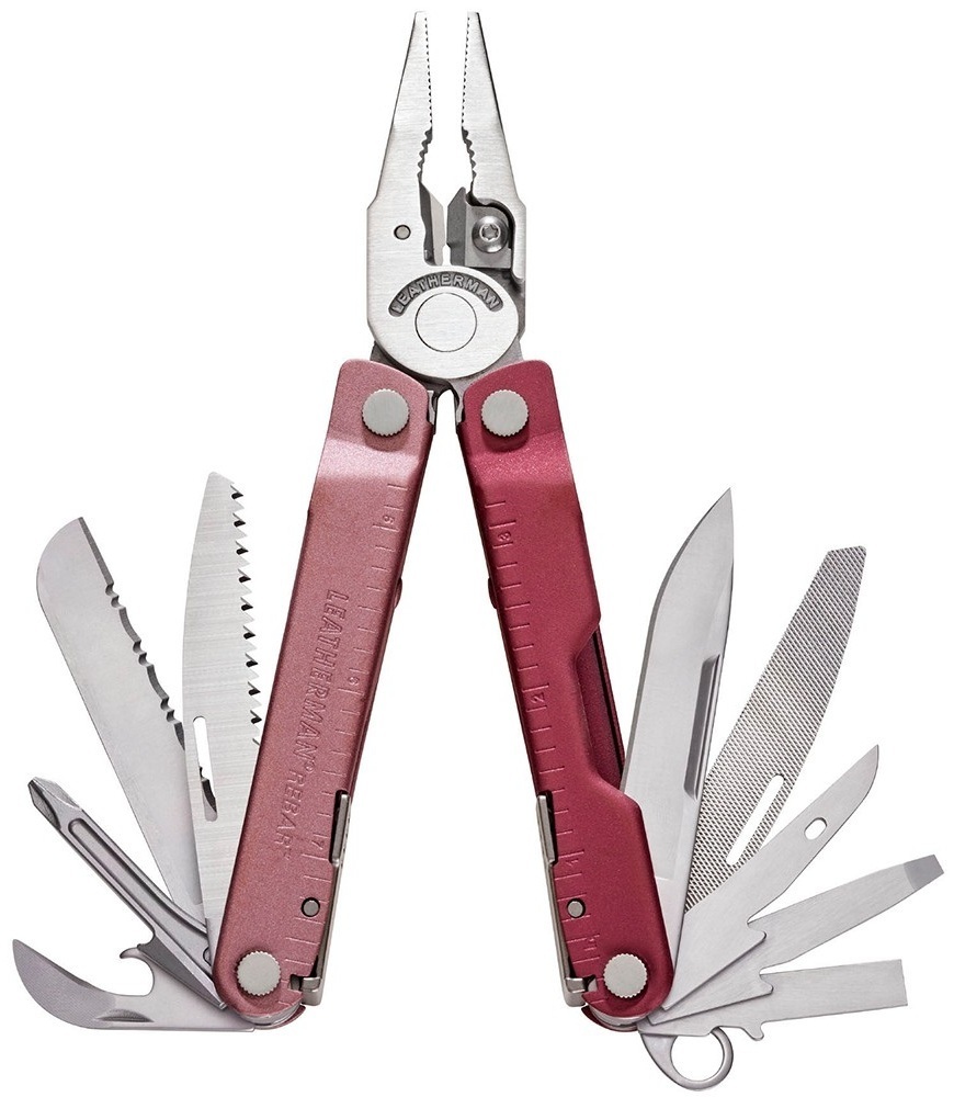Мультиинструмент Leatherman Rebar Heathered Cranberry (833317) фото1