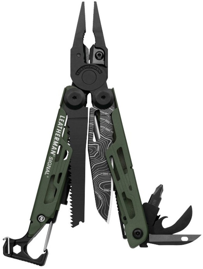Мультиинструмент Leatherman Signal Green Topo (832692) фото1