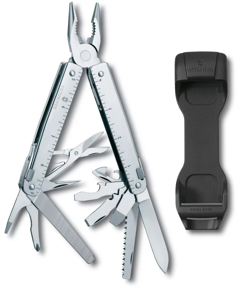 Мультитул Victorinox Swisstool X 115мм, 28функ + черный пласт.чехол фото1