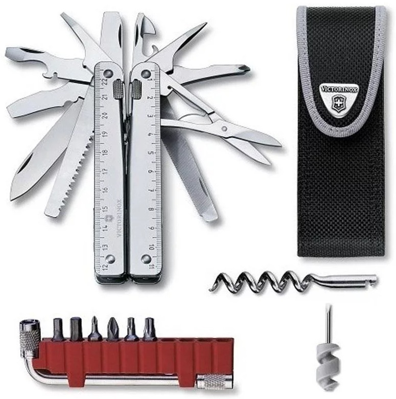 Мультитул Victorinox Swisstool X Plus 115мм, 39функ+черный нейлон. фото1