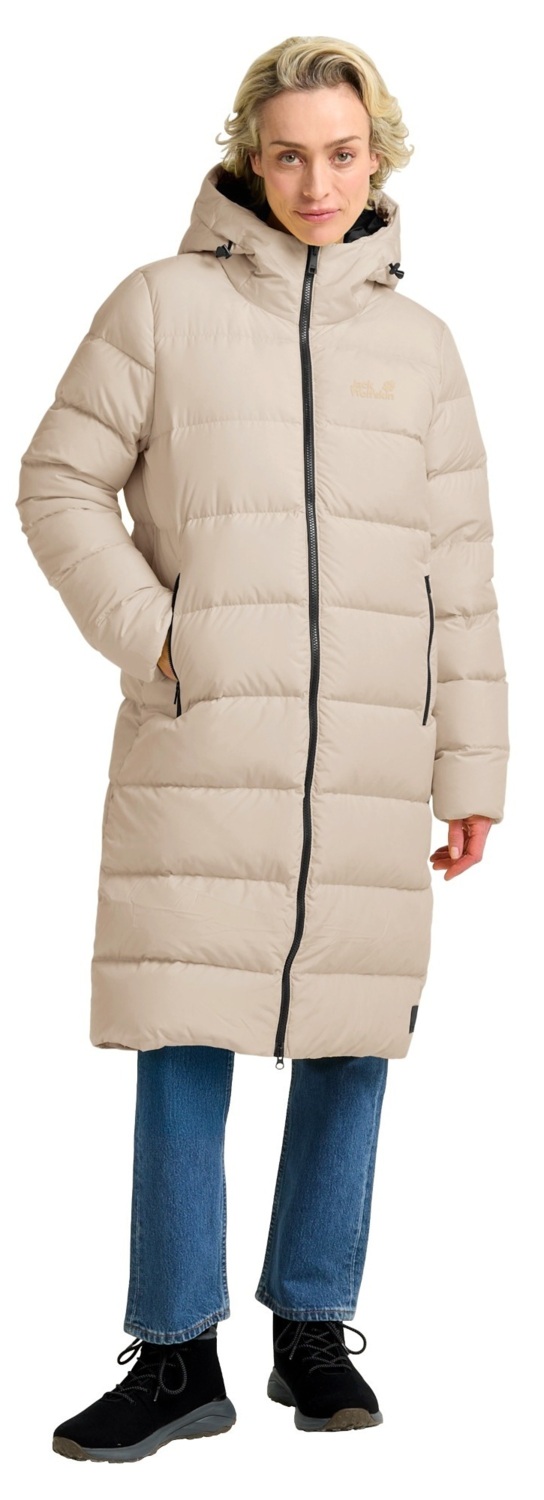 Пальто женское Jack Wolfskin Frozen Palace Coat W Rds 1204133_A0084 XS бежевое