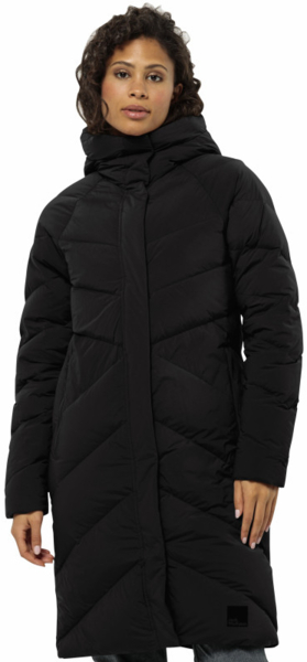 Полупальто женское Jack Wolfskin Marienplatz Coat W Rds 1206971_6000 L черное фото