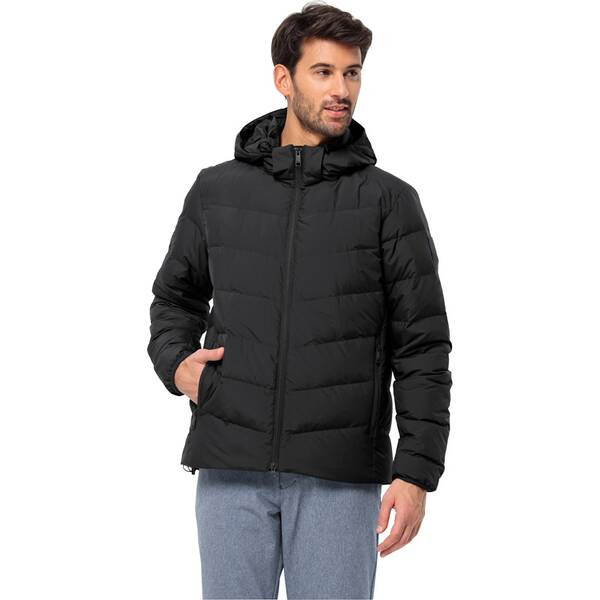 Пуховик мужской Jack Wolfskin Colonius Jkt M Rds 1207431_6000 S черный фото