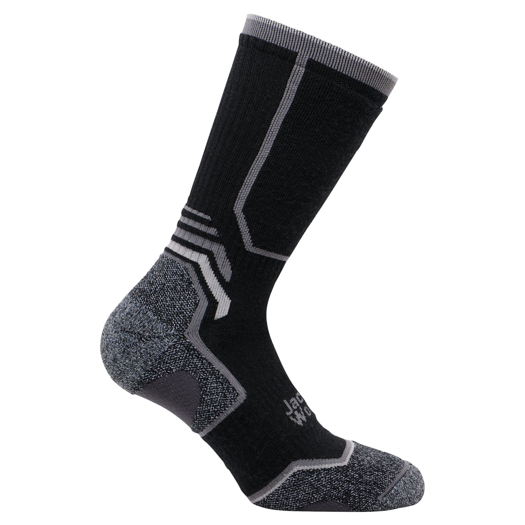 Носки Jack Wolfskin Trek Merino Sock Cl C A63861_6000 35-37 черные фото1