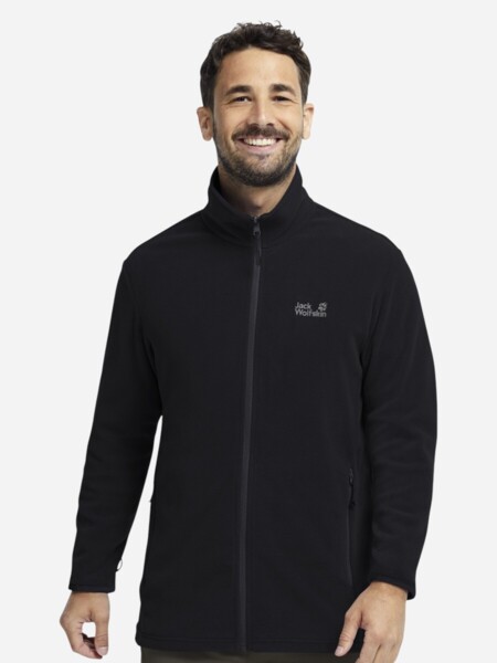 Флис мужской Jack Wolfskin Taunus 100 Fz M A65793_6000 S черный фото