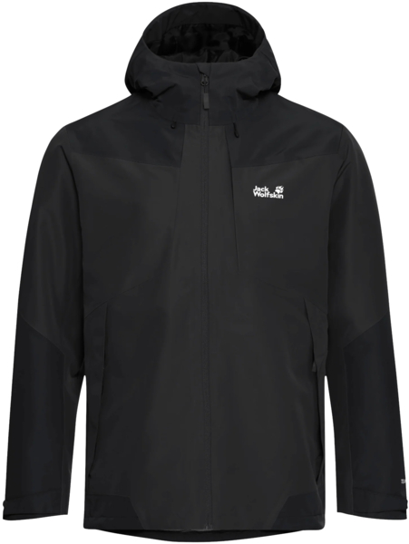Вітровка чоловіча Jack Wolfskin Flextrail 2L Jkt M A65806_6350 M темно-сіра фото