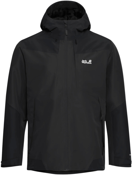 Вітровка чоловіча Jack Wolfskin Flextrail 2L Jkt M A65806_6350 L темно-сіра фото