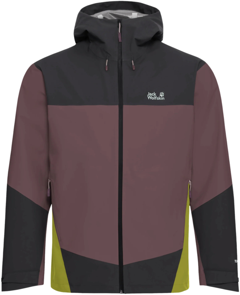 Вітровка чоловіча Jack Wolfskin Rockpaw 3L Jkt M A65875_I0159 XL фіолетова фото