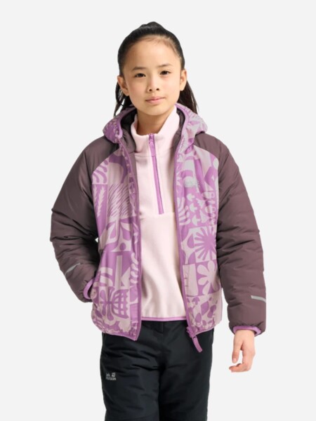 Куртка детская Jack Wolfskin Zenon Twist Hooded Jkt K A66164_I0159 152 фиолетовая фото