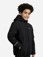 Куртка утеплена дитяча Jack Wolfskin Go Glow Jkt K A66170_6000 152 чорна