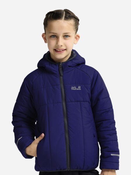 Куртка детская Jack Wolfskin Zenon Twist Hooded Jkt K A66164_C0711 128 синяя фото