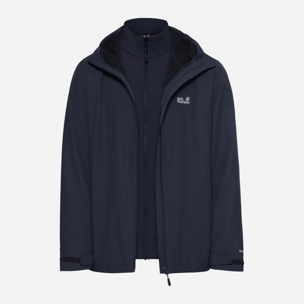 Куртка 3 в 1 мужская Jack Wolfskin Outrovert 3In1 Jkt M A66290_C0412 M синяя