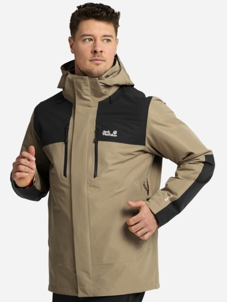 Ветревка мужская Jack Wolfskin Jasper Pro 2L Jkt M A66294_A0082 M бежевая фото
