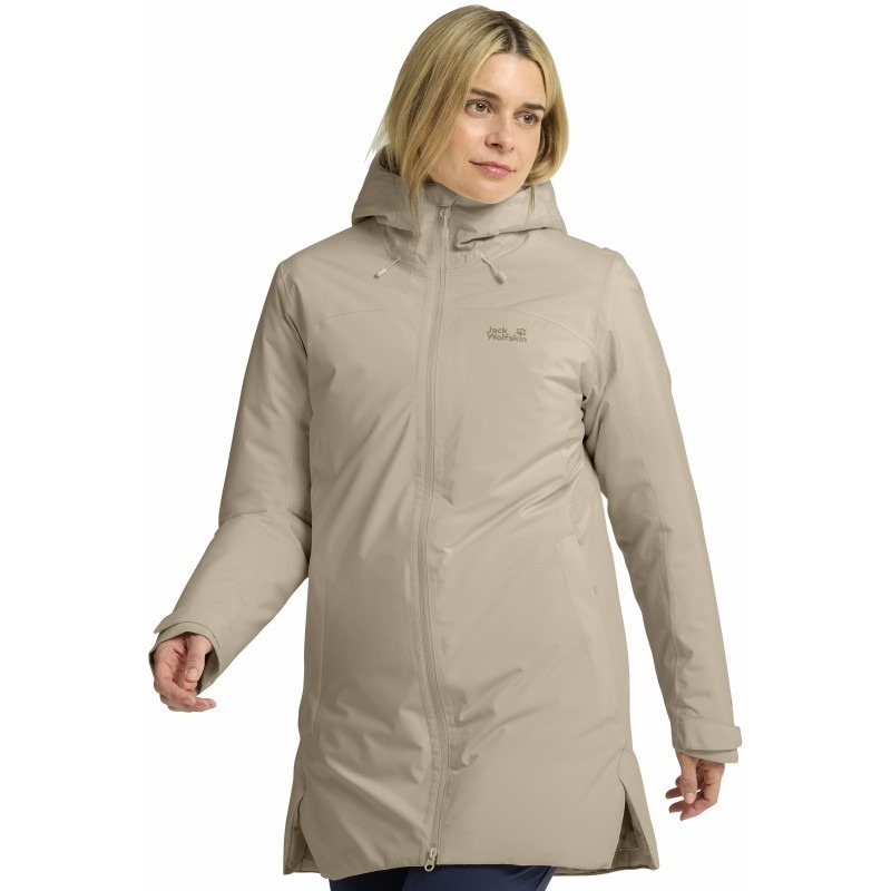 Полупальто женское Jack Wolfskin Heidelstein 2 Ins Jkt W A66376_A0084 S бежевое фото1