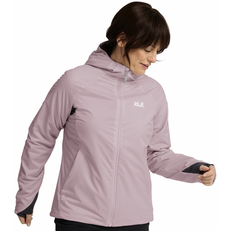 Куртка жіночий Jack Wolfskin Evertrek Ins Jkt W A66384_H0134 L рожева фото1