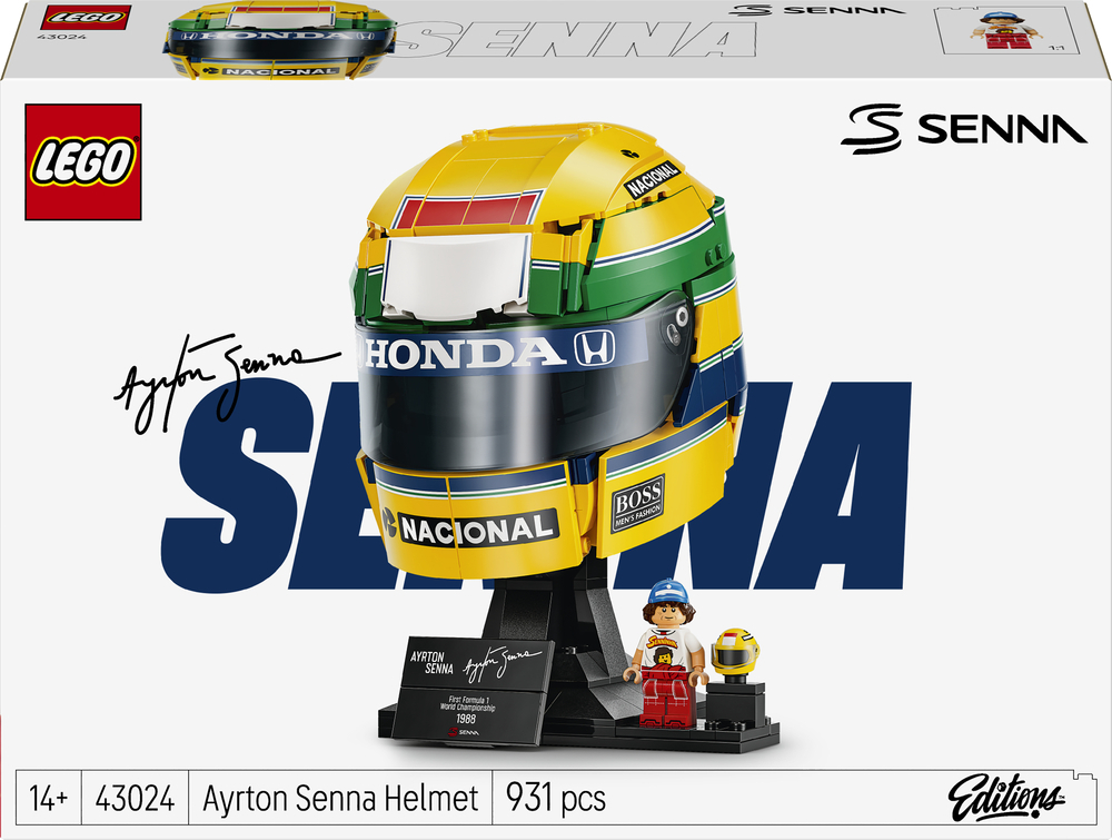LEGO 43024 Editions Formula 1 Шлем Айртона Сенны фото1