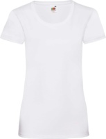 Футболка хлопоковая женская Fruit of the Loom Valueweight Ladies 0613720-30 XS белая