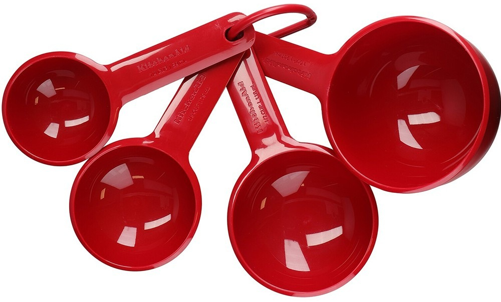 Набор мерных ковшиков KitchenAid Universal, 4 шт, 59/79/118/237 мл (KQG058OHERE) фото1