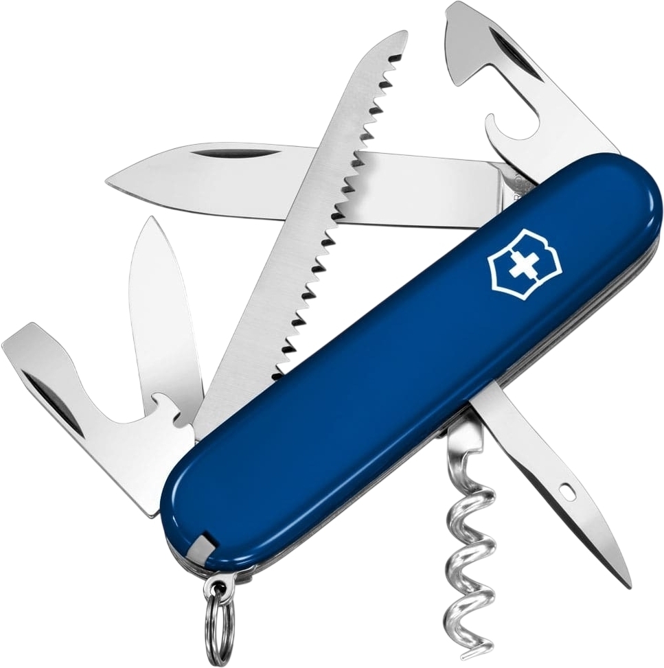 Нож Victorinox Camper 91мм,13функ,син (Vx13613.2) фото1