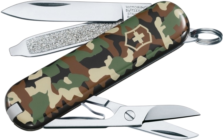 Нож Victorinox Classic SD 58мм, 7функ, камуфляж (Vx06223.94) фото1
