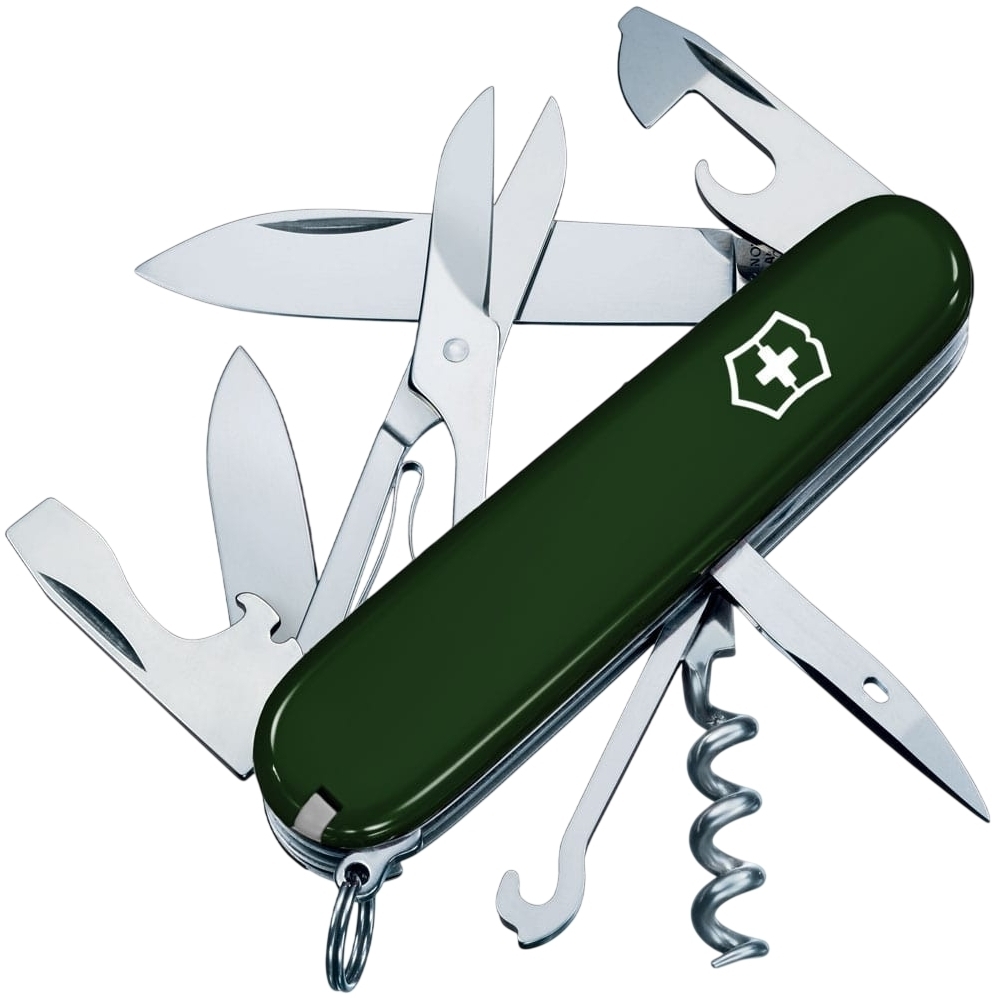 Нож Victorinox Climber 91мм,14функ,зел (Vx13703.4) фото1