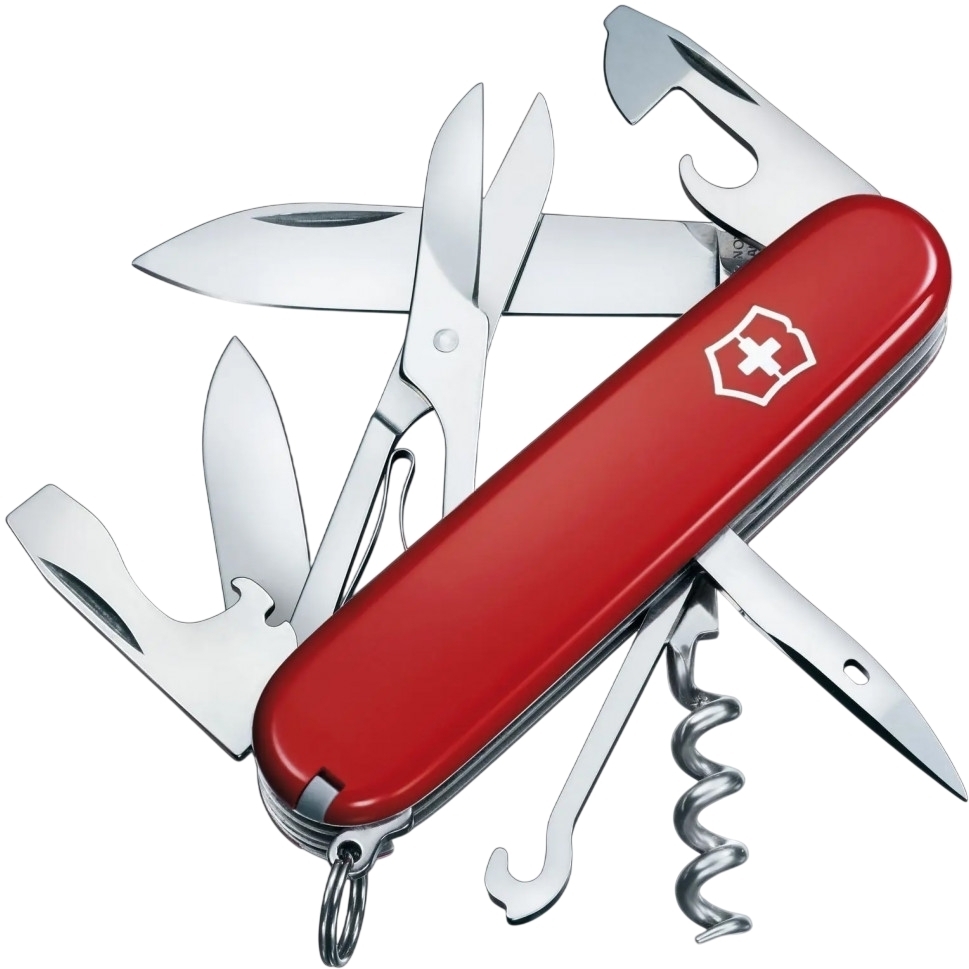 Нож Victorinox Climber 91мм, 14функ, синий прозрачный (Vx13703.T2) фото1