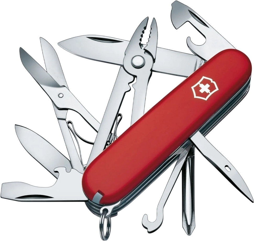 Нож Victorinox Deluxe Tinker 91мм,17функ,черв (Vx14723) фото1