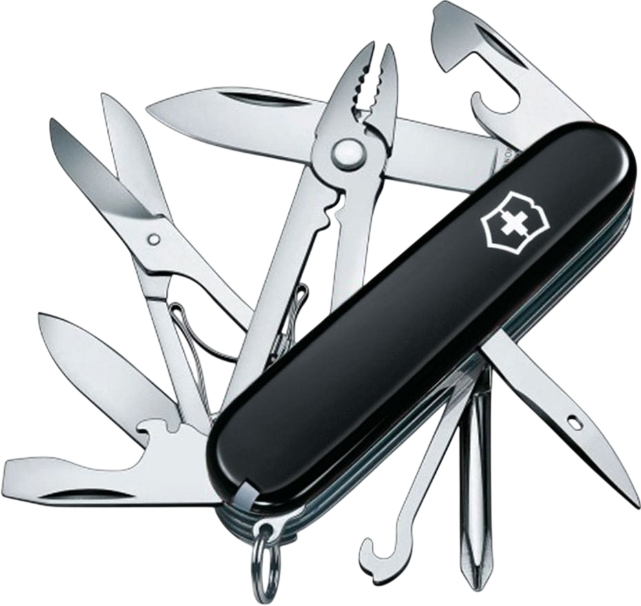 Нож Victorinox Deluxe Tinker 91мм, 17функ, черный (Vx14723.3) фото1