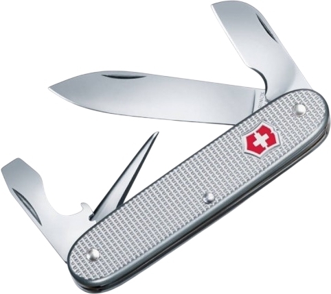 Нож Victorinox Electrician 93мм, 7функ, рифл.серебро (Vx08120.26) фото1
