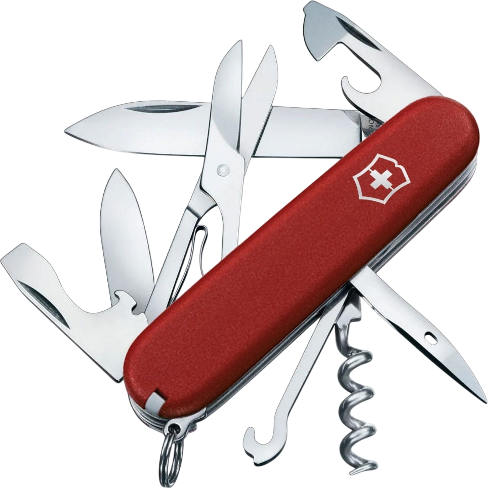 Нож Victorinox Climber Mat 91мм, 14функ, червь мат (Vx13703_M0007p) фото1
