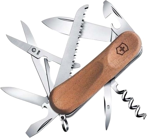Нож Victorinox EvoWood 17 85мм, 13функ, орех (Vx23911.63) фото1