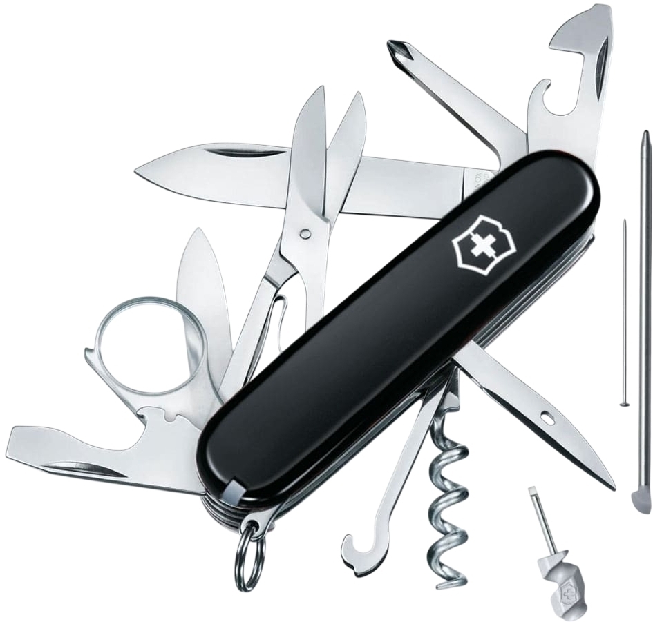 Нож Victorinox Explorer 91мм, 19функ, черный (Vx16705.3) фото1