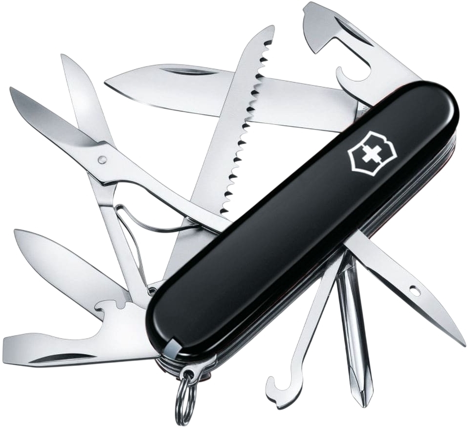 Нож Victorinox Fieldmaster 91мм, 15функ, черный (Vx14713.3) фото1