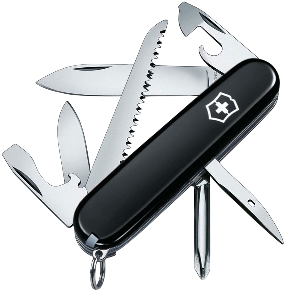 Нож Victorinox Hiker 91мм, 13функ, черный (Vx14613.3) фото1