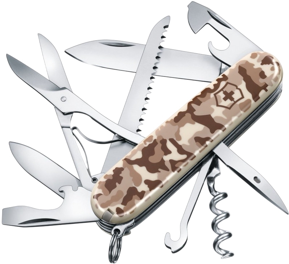 Нож Victorinox Huntsman 91мм, 15функ, беж.камуфляж (Vx13713.941) фото1