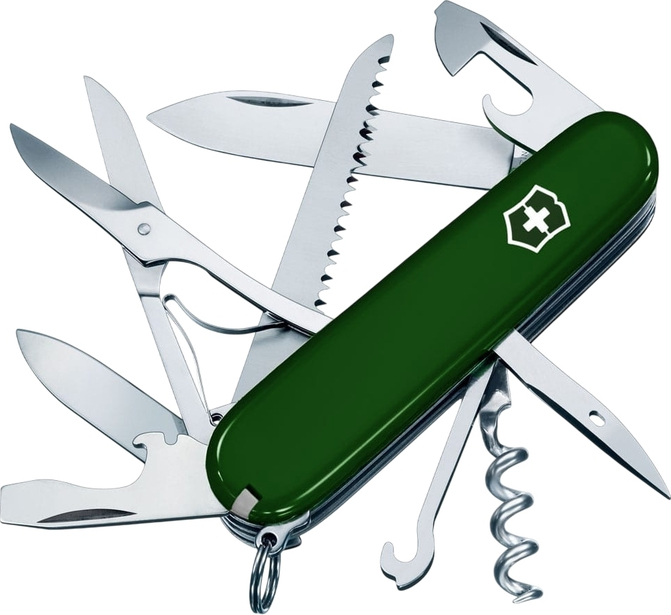 Нож Victorinox Huntsman 91мм,15функ,зел (Vx13713.4) фото1